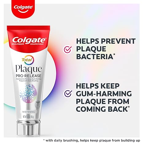 Colgate Total Plaque Pro Release Whitening Toothpaste