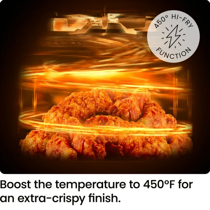 Chefman ExacTemp 5 Qt. Digital Air Fryer with Temperature Probe - Stainless Steel, New