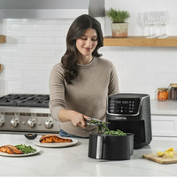 Gourmia 4 Qt Air Fryer with 12 Cooking Presets