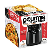 Gourmia 4 Qt Air Fryer with 12 Cooking Presets