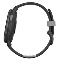 Garmin - vívoactive 5 GPS Smartwatch 42 mm Fiber-reinforced polymer - Slate Aluminum and Black