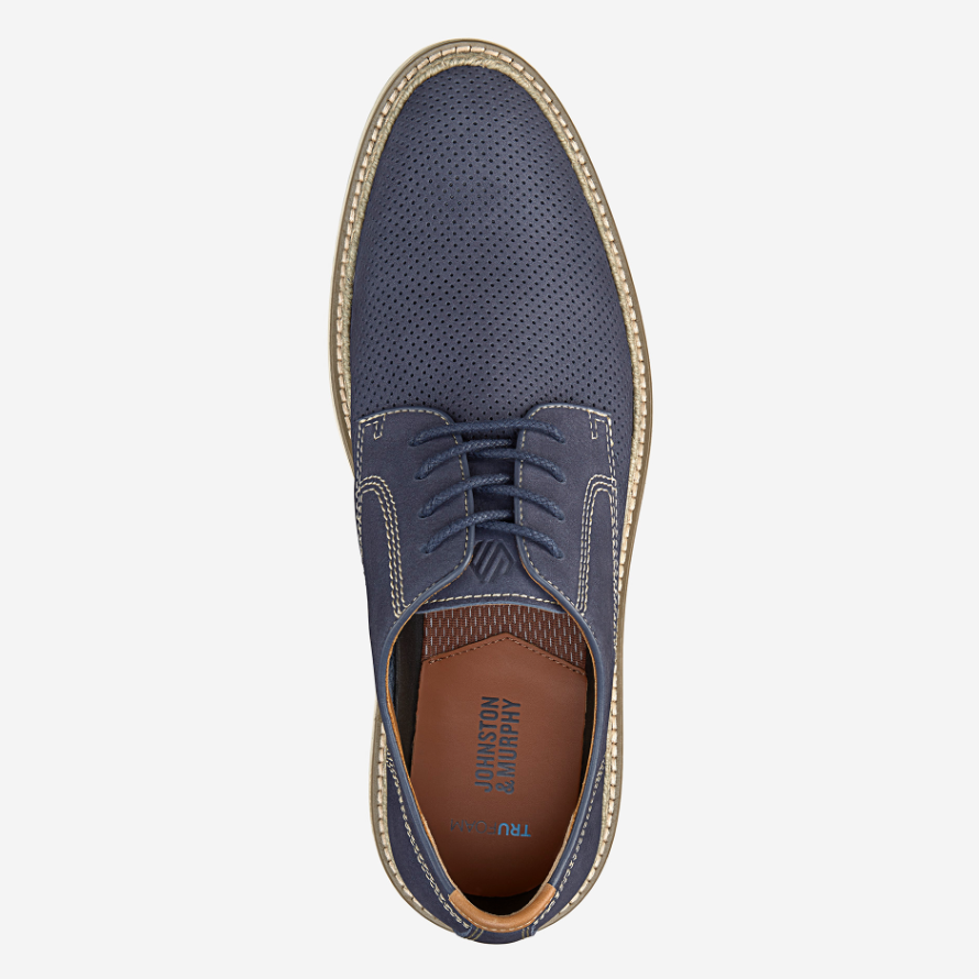 Johnston & Murphy Upton Perfed Plain Toe