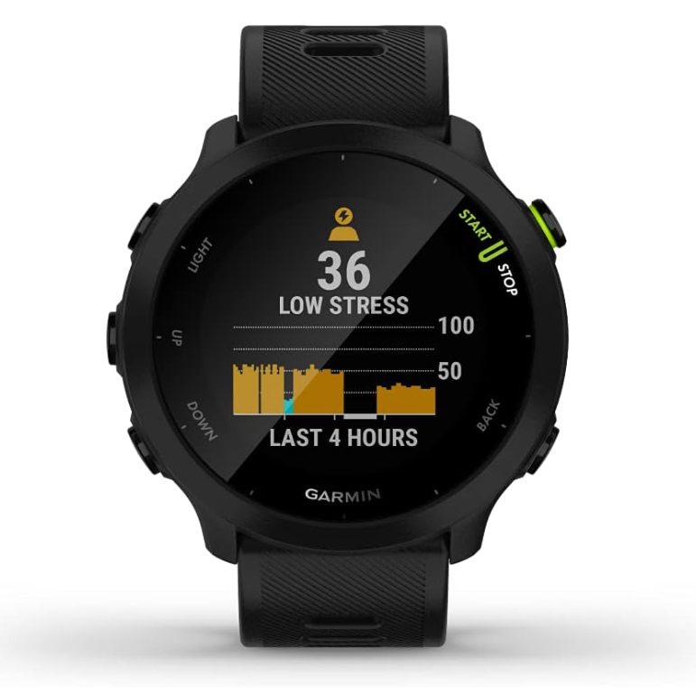Garmin Forerunner 55, GPS Running Watch with Daily Suggested Workouts, Up to 2 Weeks of Battery Life