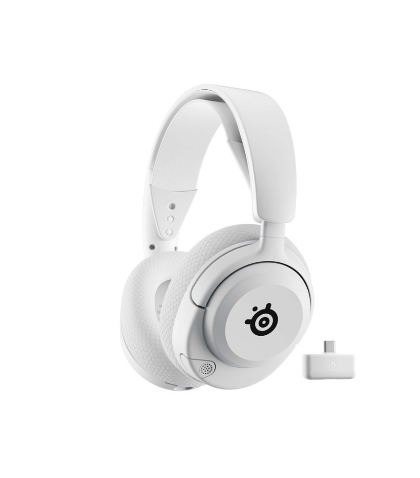 SteelSeries - Arctis Nova 5 Wireless Gaming Headset for PC, PS5, and PS4 - White