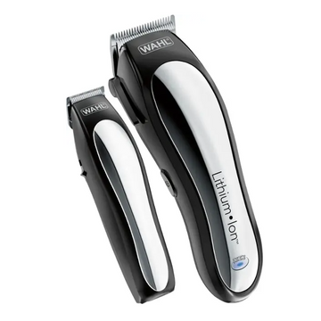 Wahl - Lithium Pro Complete Cordless Haircut Kit - Black/Silver