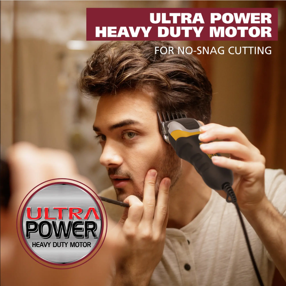 Wahl - Lithium Pro Complete Cordless Haircut Kit - Black/Silver