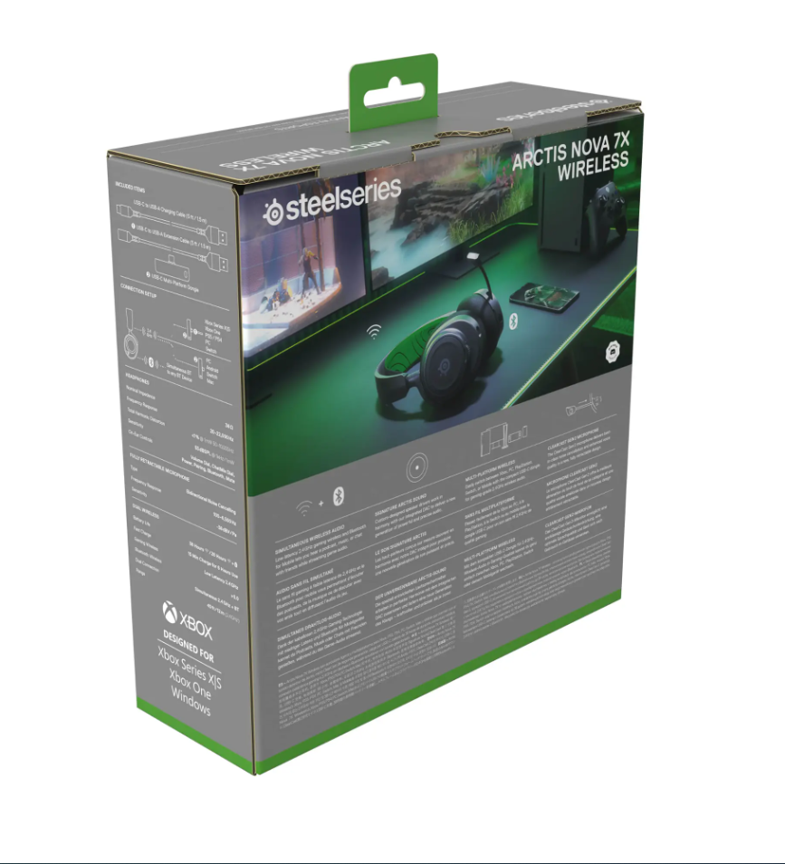 SteelSeries - Arctis Nova 7X Wireless Gaming Headset for Xbox Series X|S, Xbox One - Black